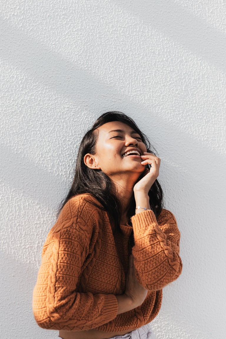 Portrait of a Happy Young Woman